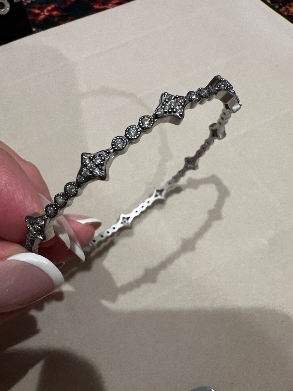 Freida Rothman Silver Star-Link Bracelet - Silver - Picture 7 of 7